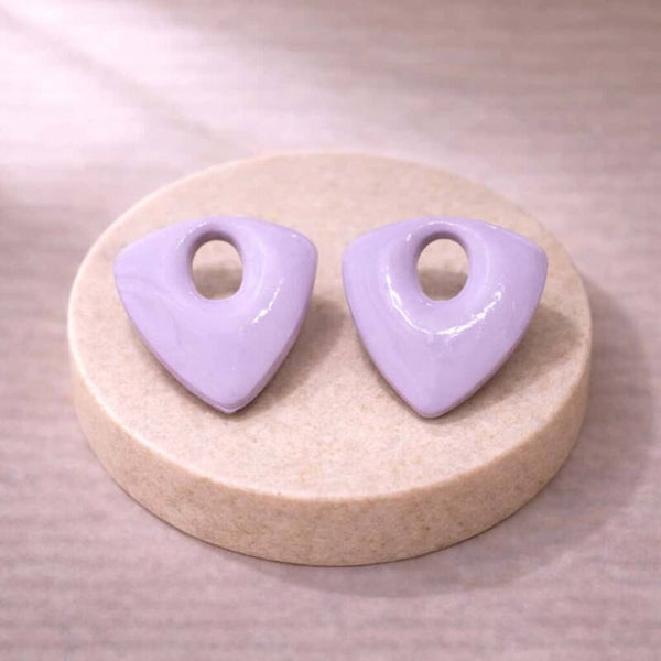 Pampilles triangle lilas