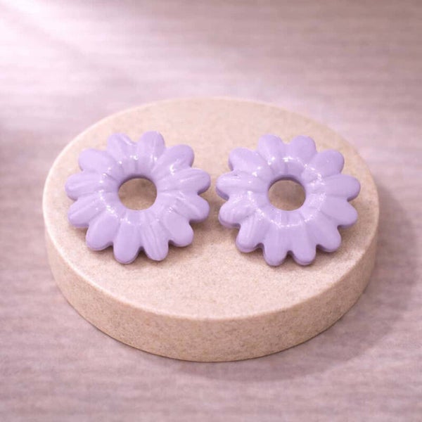 Pampilles fleur lilas