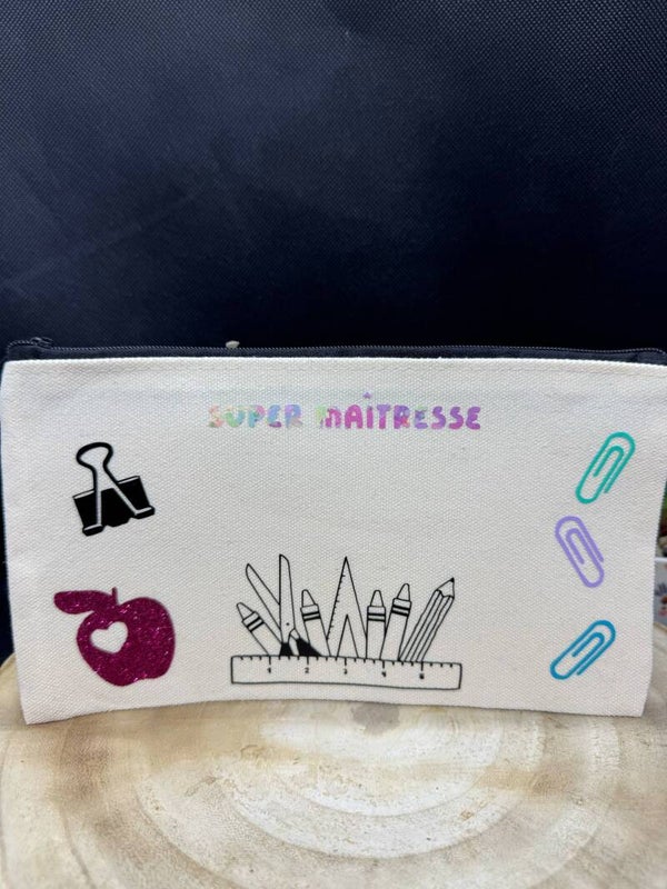 trousse blanche personnalisée