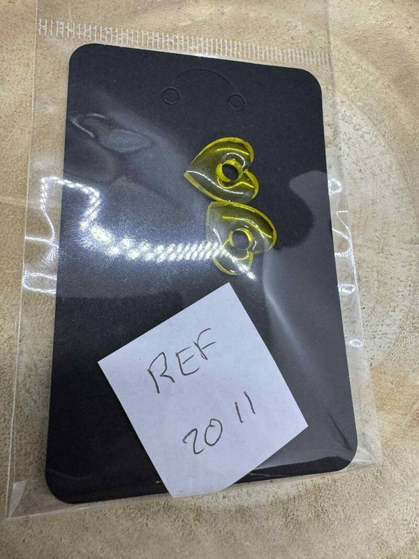 petites pampilles coeur jaune