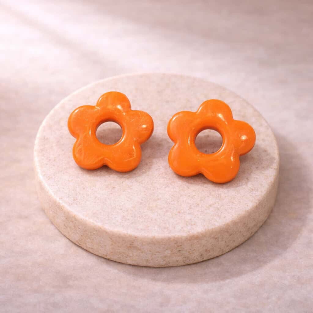 Pampilles petites fleurs orange