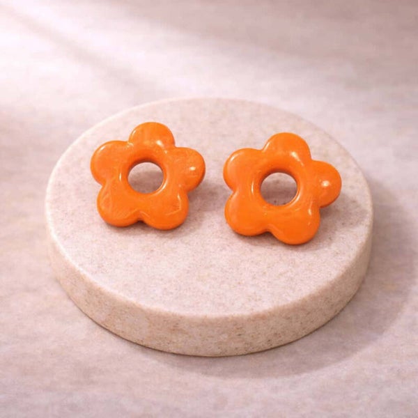 Pampilles petites fleurs orange