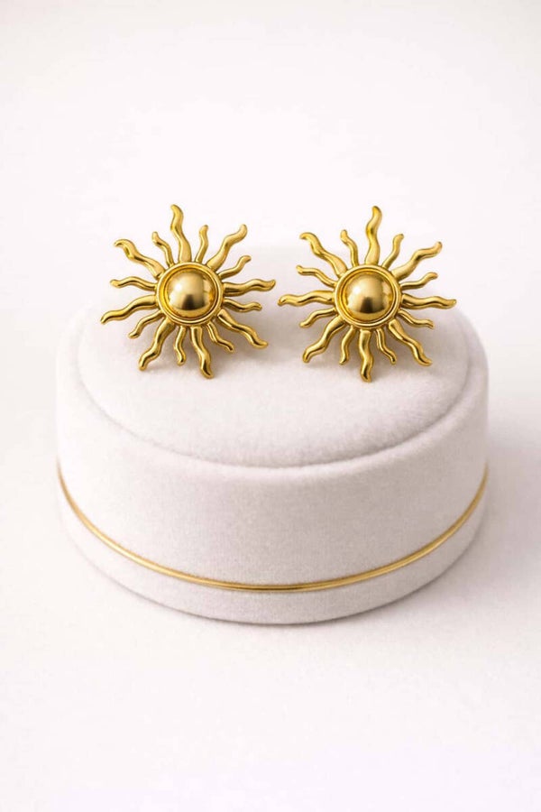 Boucles d’oreilles soleil
