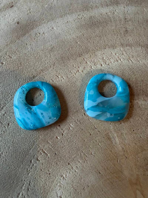 Pampilles bleue et transparente