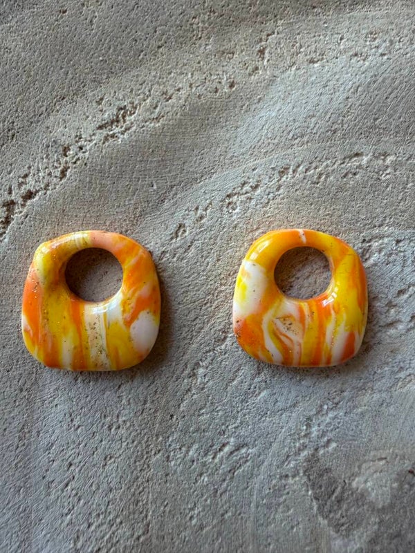 Pampilles orange et jaune