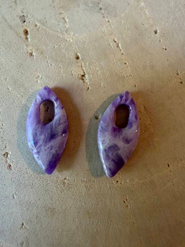 Pampilles petits modèles violettes