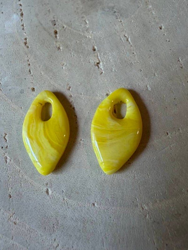 Pampilles jaunes grand modèle