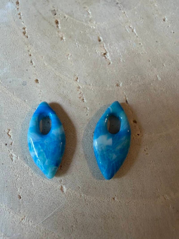 Pampilles bleue mer petit modèle