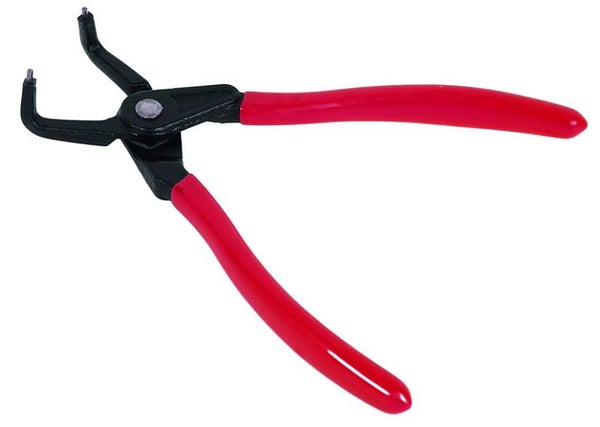 Seegeringzange außen gebogen L = 175 mm