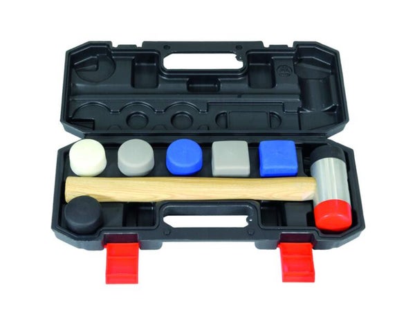 Montagehammer-Set mit 8 austauschbaren Spitzen