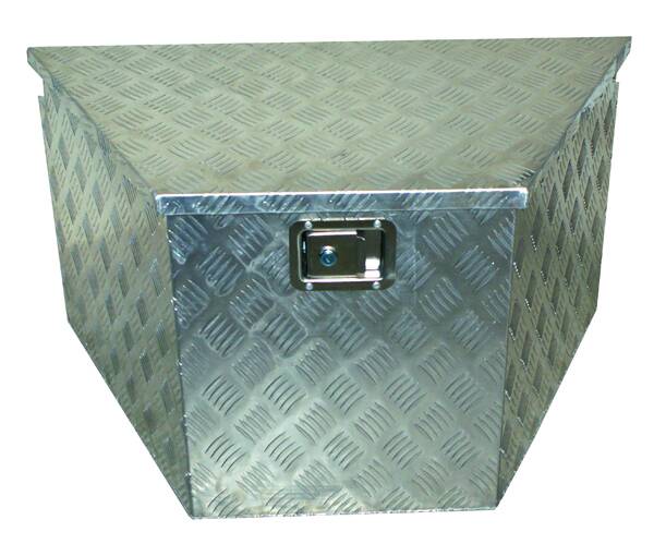 Aluminium Anhänger Deichselbox 83 x 47 x 49 mm (trapez)