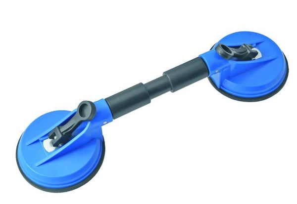 Saugnapfhalter-doppelt, flexible Köpfe