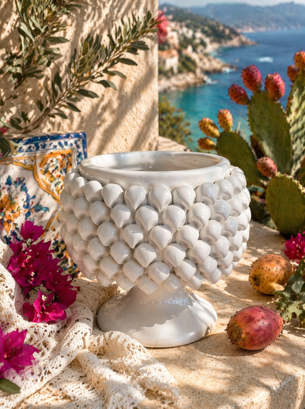 Vaso pigna fatto a mano
