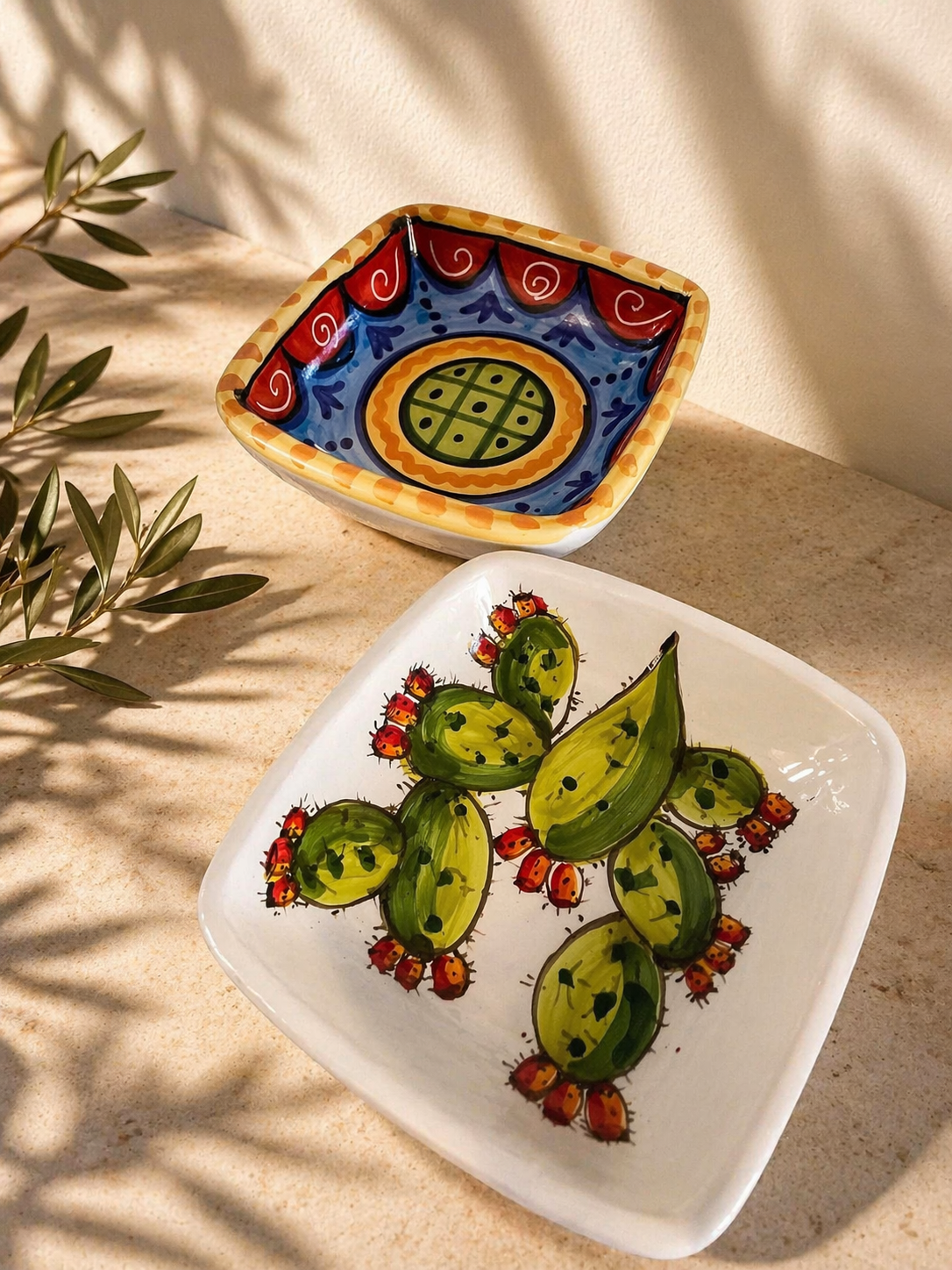 Svuotatasche Artigianale Siciliano Dipinto a mano