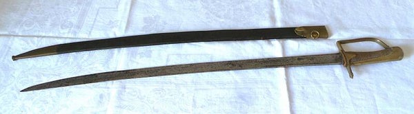 SABRE D'OFFICIER CHASSEUR A CHEVAL - LOUIS XVI (1774-1789) - XVIII°