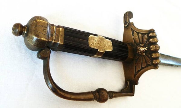EPEE D'OFFICIER - DRAGON CHASSEUR A CHEVAL - EPOQUE CONSULAT - 1ER EMPIRE - 1799 - 1814