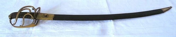 SABRE D'OFFICIER D'INFANTERIE DIT "DE MINEUR" - EPOQUE LOUIS XVI-XVIII -