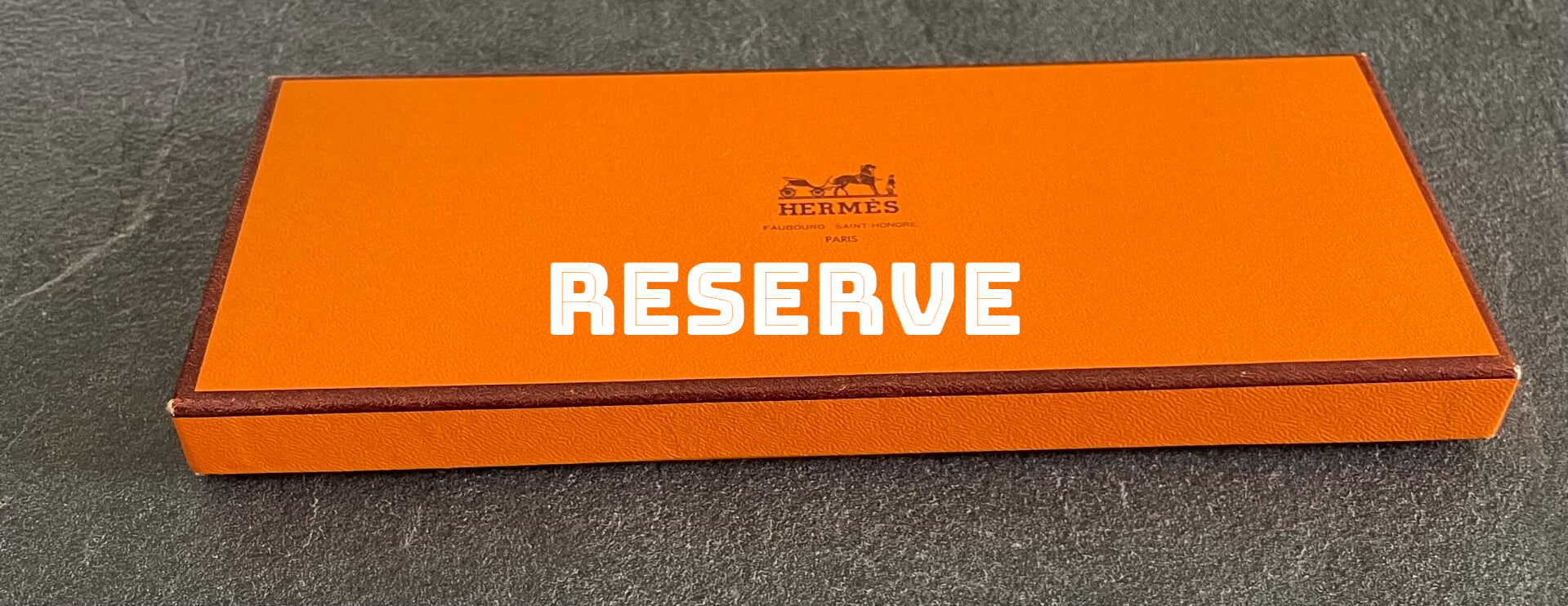 BOITE A CRAVATE VIDE HERMES