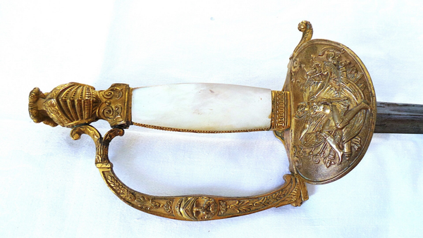 EPEE D'OFFICIER 1ER EMPIRE - - POINCON A & K - XIX°