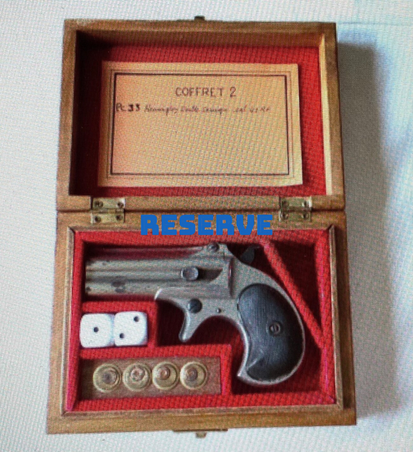 "REMINGTON DERINGER OVER AND UNDER - NY USA - 1867 - XIX°"