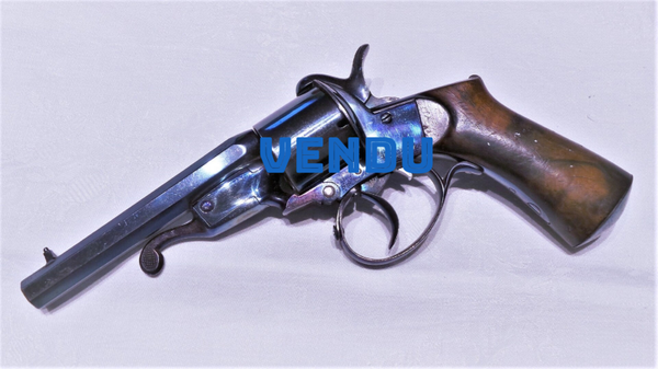 REVOLVER A BRISURE PAR « JAVELLE » ARMURERIE A SAINT ETIENNE - IIe EMPIRE - XIXe