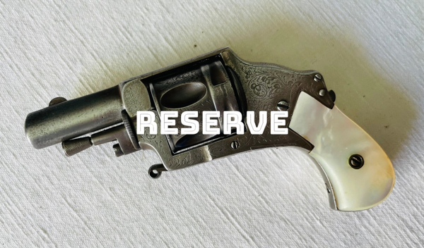 REVOLVER "HAMMERLESS BULL DOGS DETENTE PLIANTE & SURETE ARRIERE