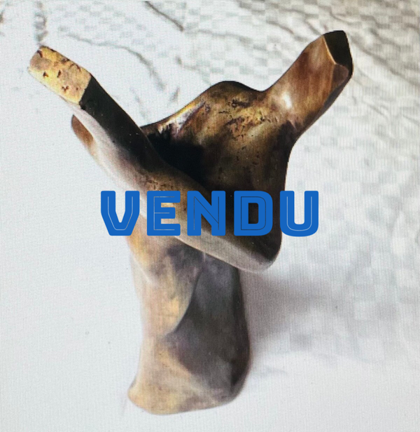 BRONZE "UNE VALSE" ARTISTE RETAIS- PHILIPPE JEAN DARONDEAU - XX°"