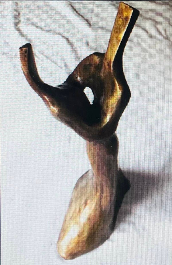 BRONZE "UNE VALSE" ARTISTE RETAIS- PHILIPPE JEAN DARONDEAU - XX°"