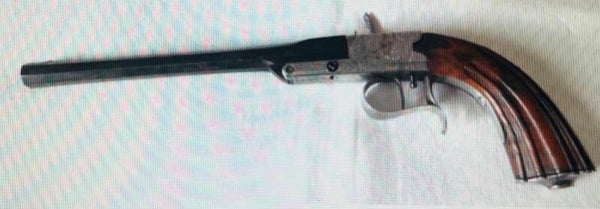 PISTOLET DE TIR GASTINE - XIX°