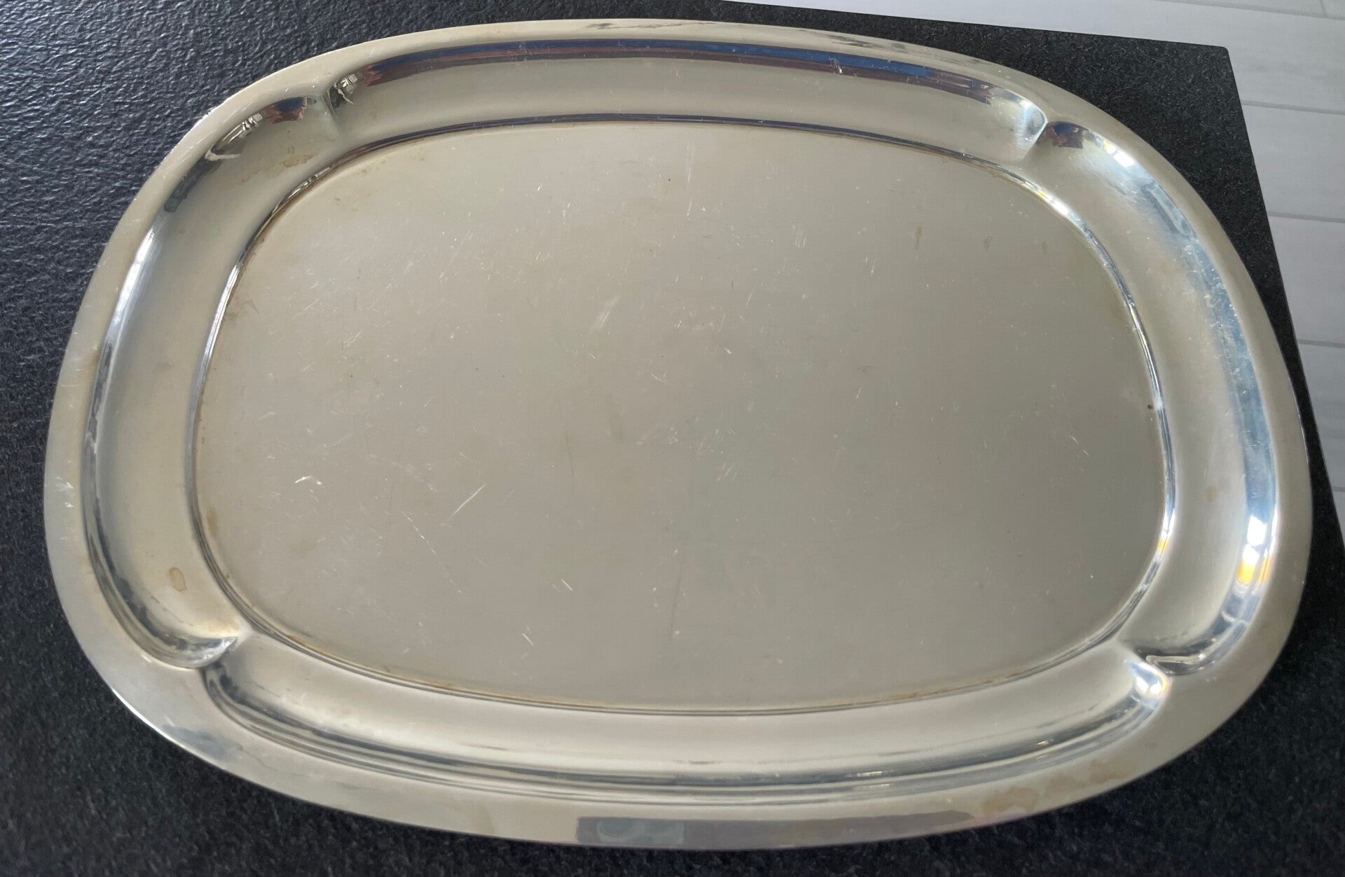 PLATEAU EN METAL ARGENTE DE LA MARQUE CHRITOFLE - XX°