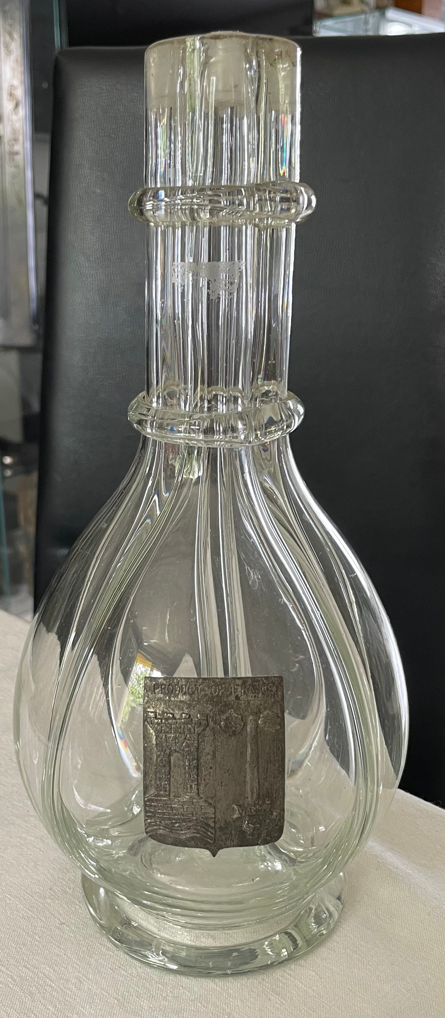 CARAFE A LIQUEUR EN VERRE QUADRILOBE - XX°