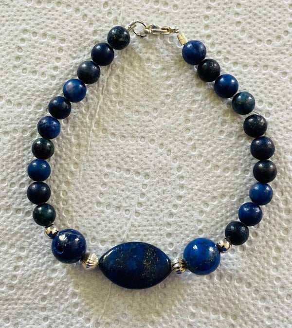 BRACELET LAPIS LAZULI ET SODALITE