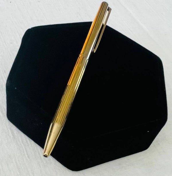 STYLO BILLE DE LA MARQUE S.T. DUPONT EN ARGENT 925 VERMEILLÉ