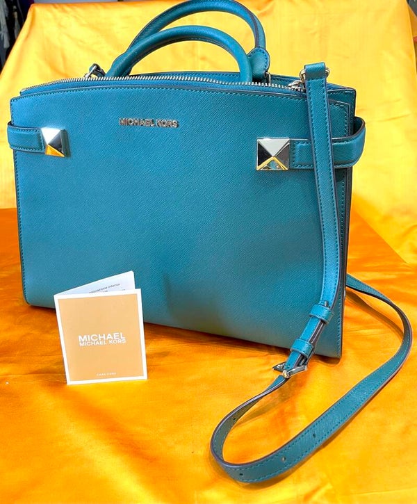 GRAND SAC A MAIN VINTAGE EN CUIR GRAINÉ MICHAEL KORS