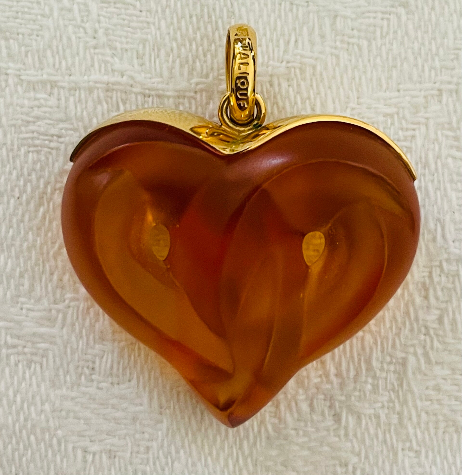 PENDENTIF COEUR LALIQUE