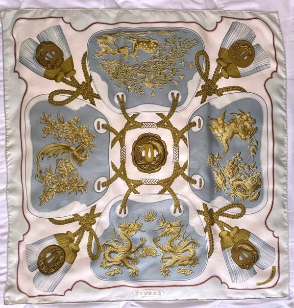 "TSUBAS" CARRE HERMES VINTAGE