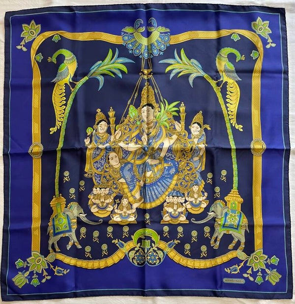 CARRE HERMES "INDIA"  VINTAGE