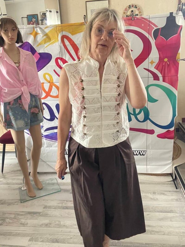 Haut dentelle Napoléon