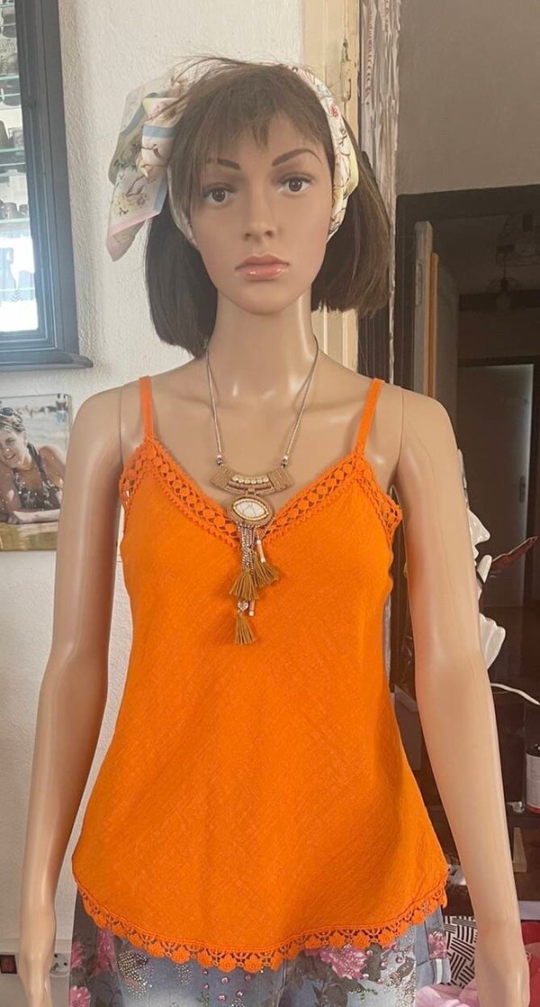Débardeur en dentelle