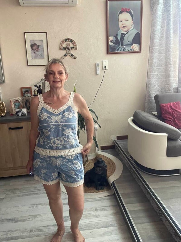 N Ensemble Bleu dentelle