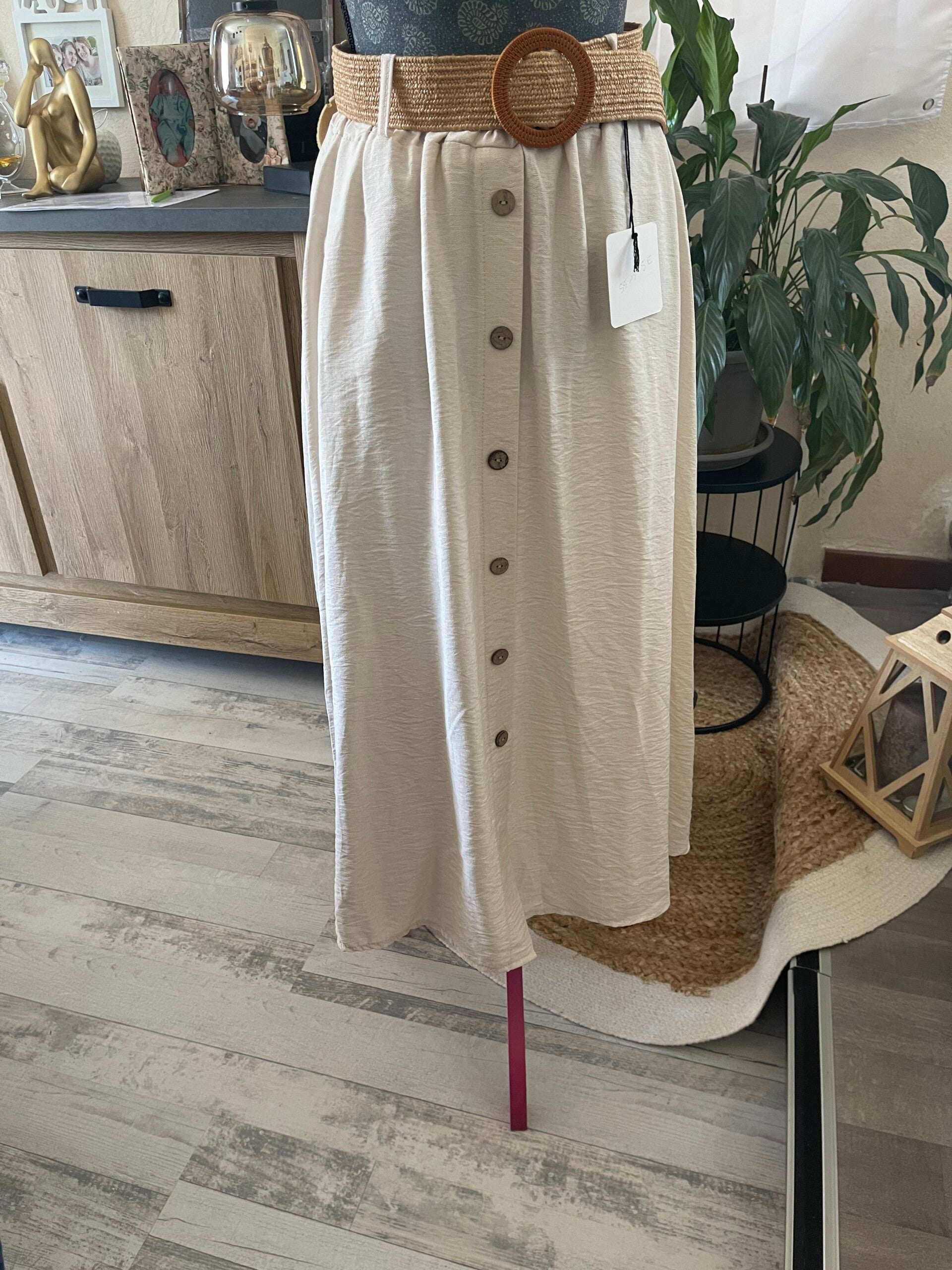 Jupe beige
