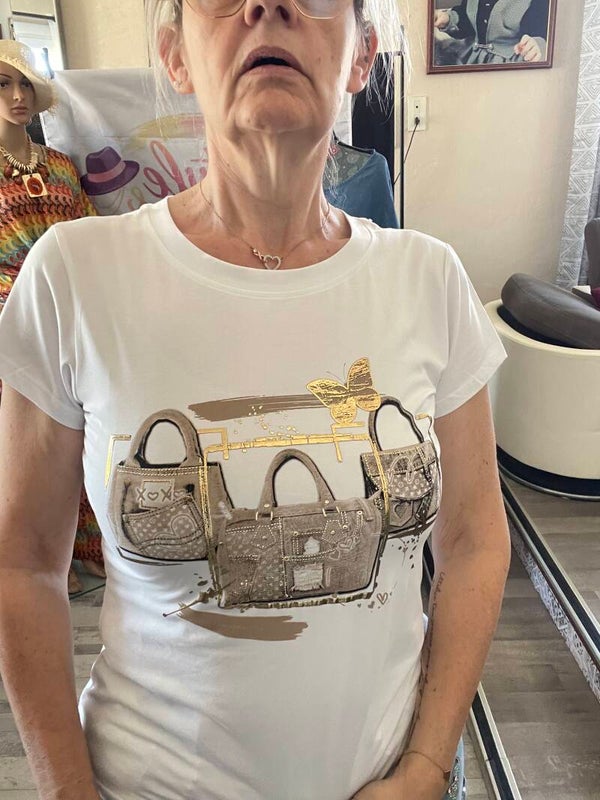 Tee-shirt sac à main.