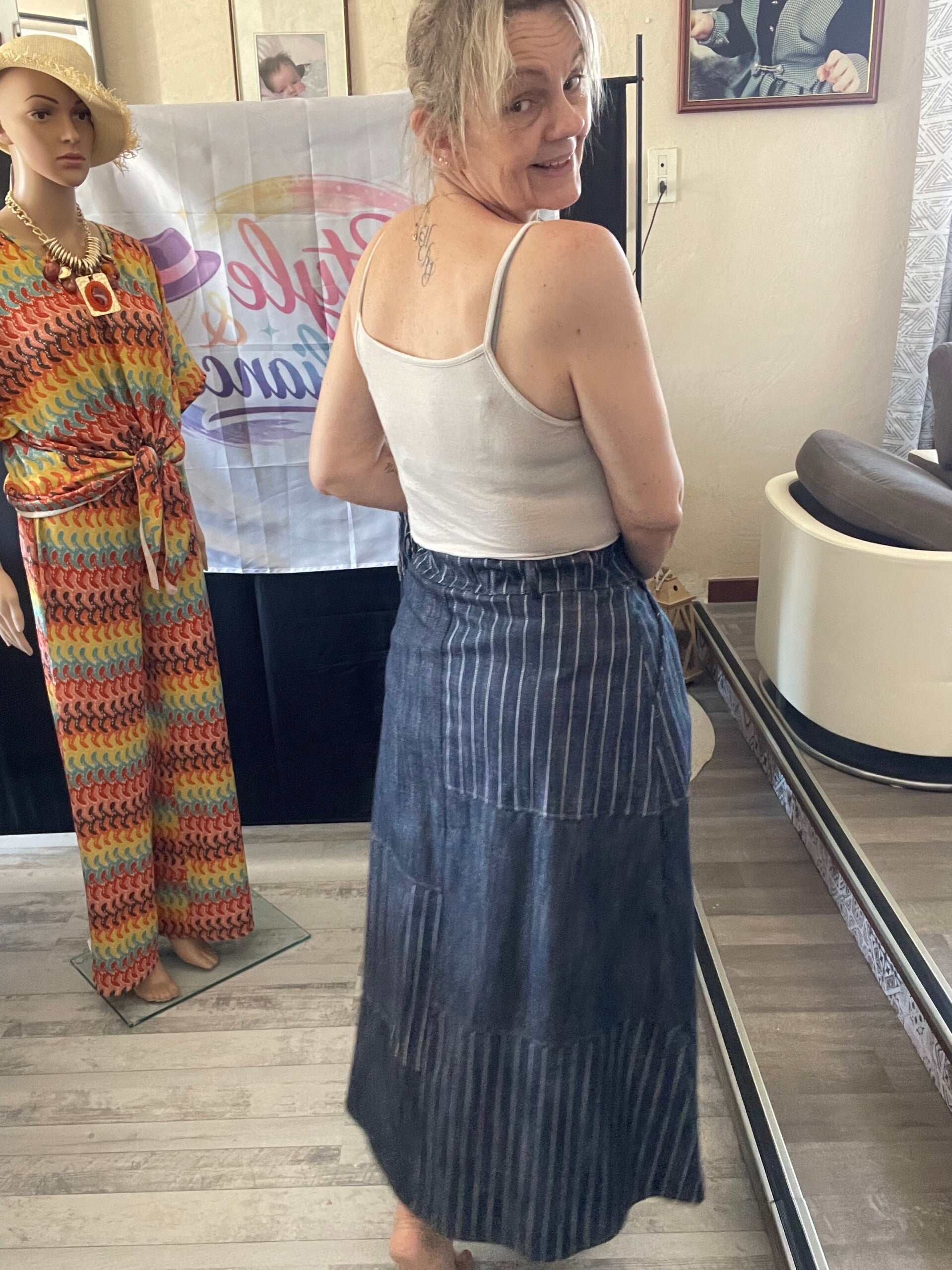 Jupe en jeans