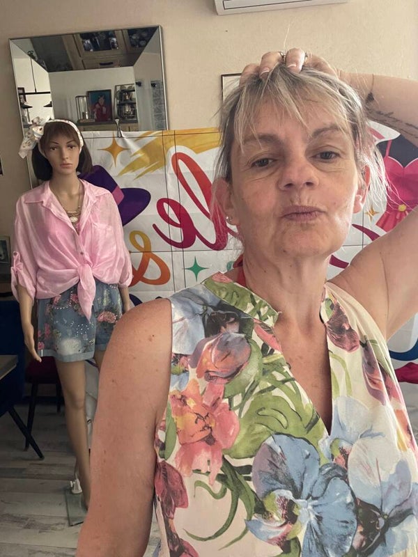 Robe longue Fleurs