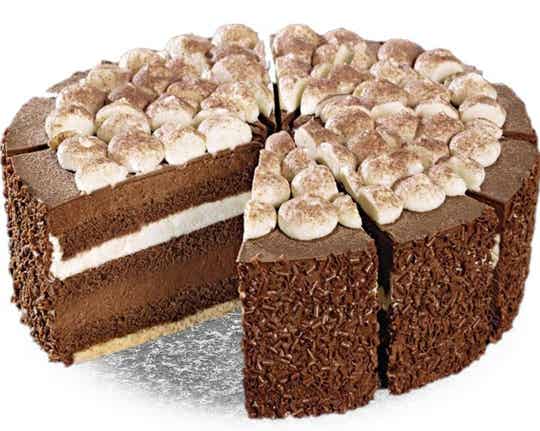 Mousse-au-chocolat-Torte vorgeschnitten in 12 Stücke, 2.050 g, Ø 24 cm