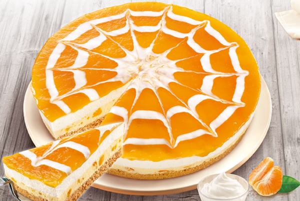 Mandarine-Frischkäse-Torte, 1100 g, Ø 24 cm