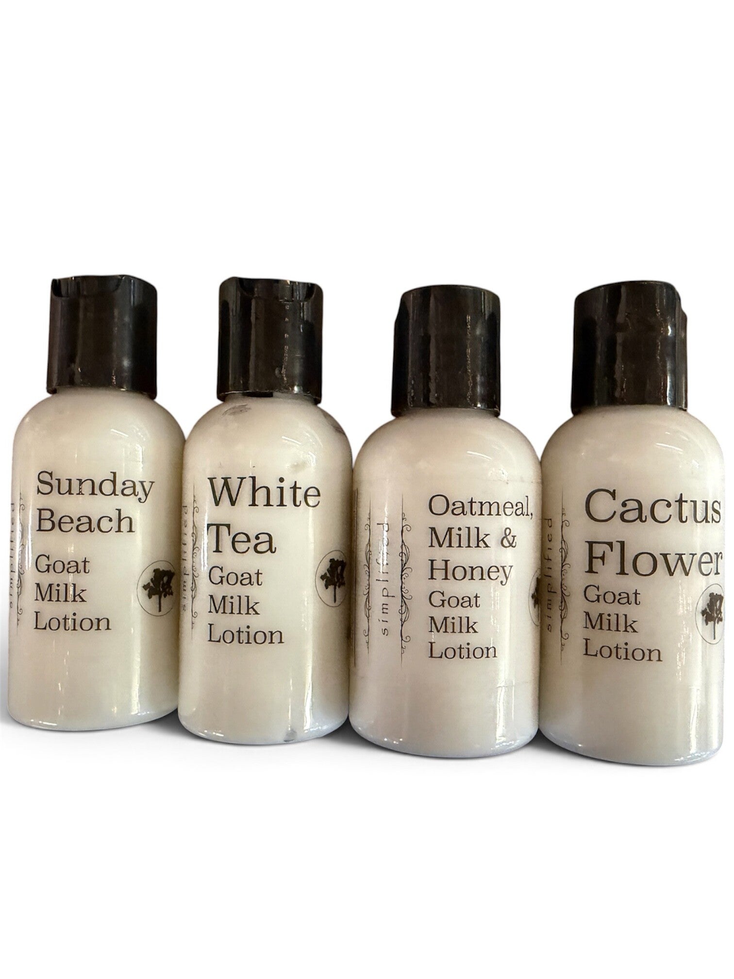 Simplified goat milk lotion