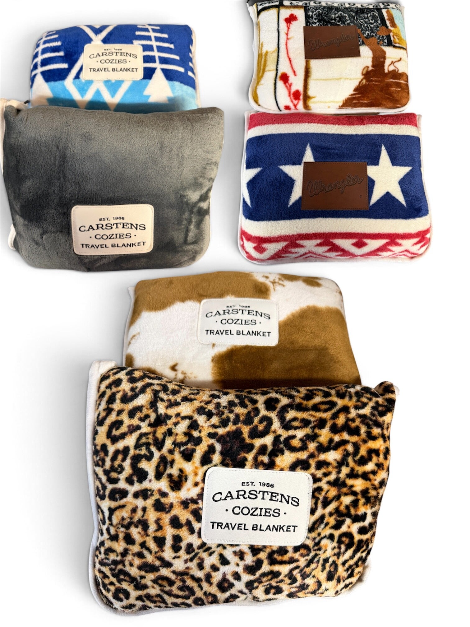 Carstens and wrangler travel throw