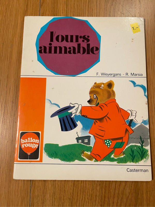 Ballon Rouge - L'ours aimable