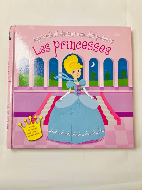 Apprends à dessiner avec des pochoirs - Les Princesses